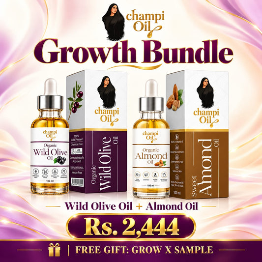 Champi Oil Growth Bundle for stronger fuller-looking hair