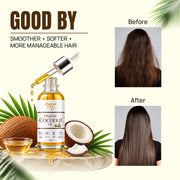 Goodbye to dry dull-looking hair with regular Coconut Oil care