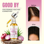 Healthy nourished hair after regular Onion Seed Oil hair care