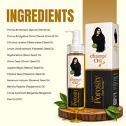 Ingredients used in Champi Oil Low Porosity Hair Treatment for lightweight hair nourishment