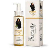 Champi Oil Mid Porosity Hair Oil for balanced moisture, softness and shine 