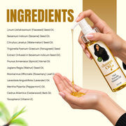 Natural oils and nourishing ingredients used in Champi Oil Mid Porosity Hair Oil