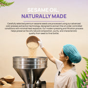 Step-by-step Sesame Seed Oil routine for scalp massage and hair nourishment
